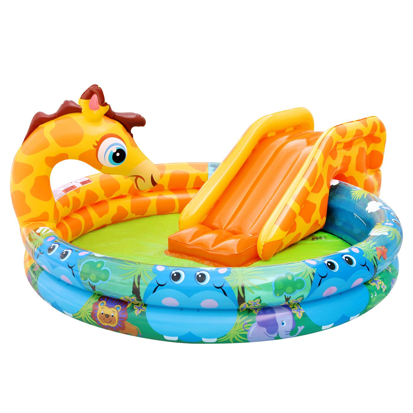 Banzai Spray 'N Splash Inflatable Giraffe Pool; image 5 of 5