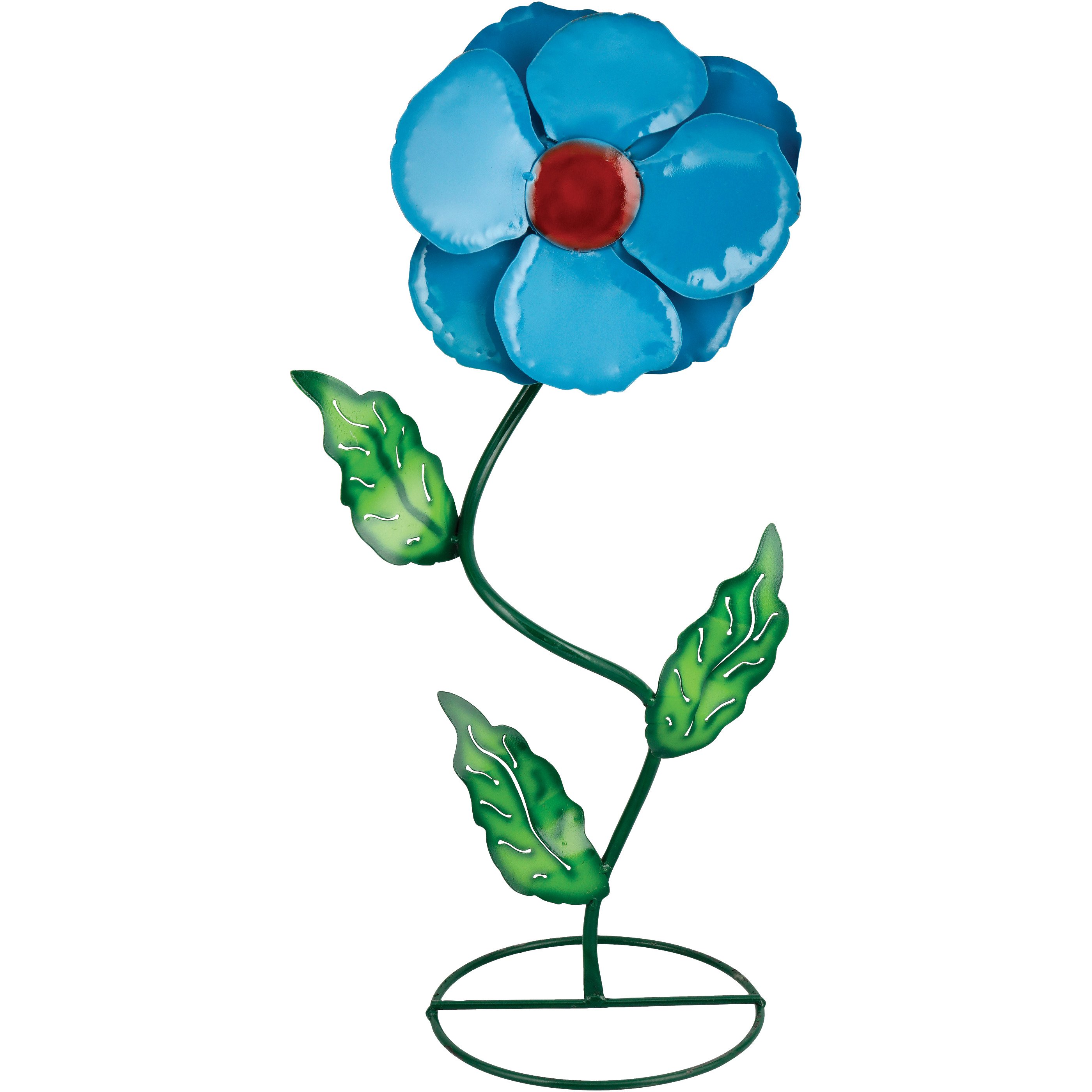 Creative Décor Sourcing Metal Flower Garden Stand Turquoise Shop