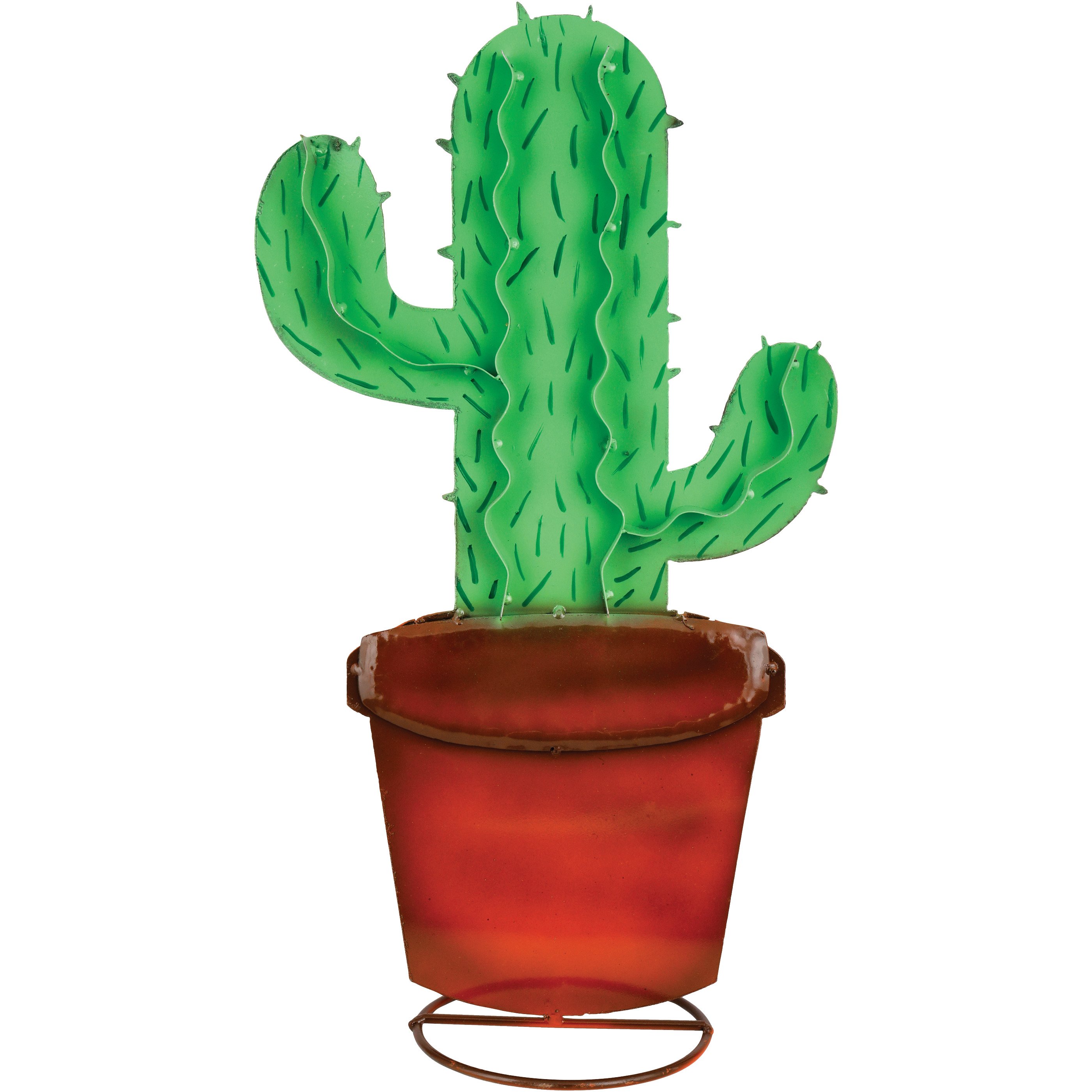 Creative Décor Sourcing Metal Cactus Pot Garden Stand Shop Outdoor