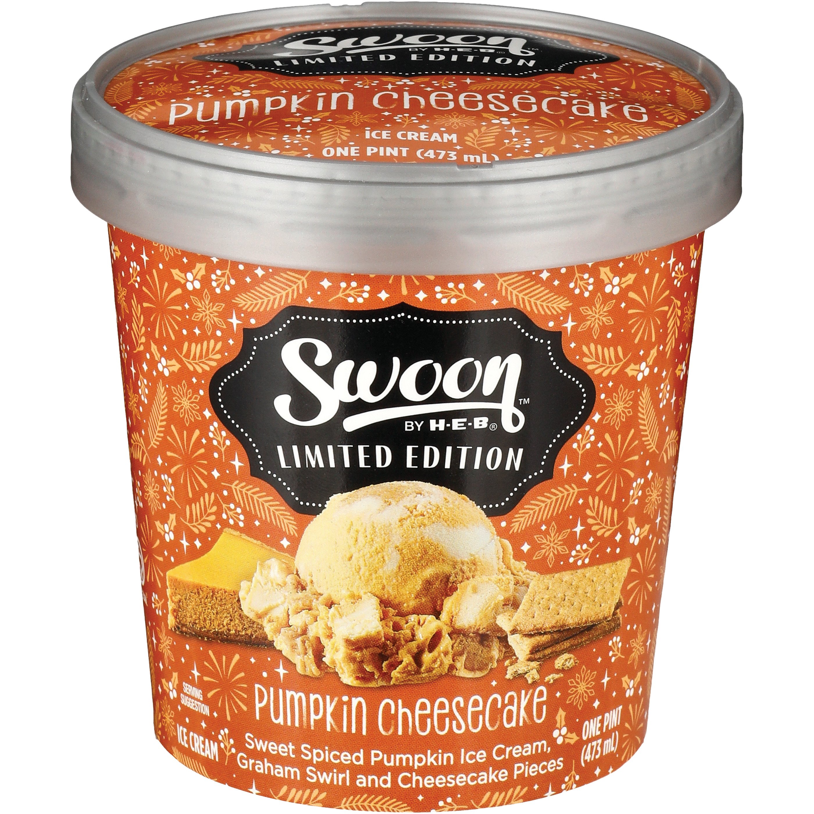 Swoon By H-E-B Pumpkin Cheesecake Ice Cream - Shop Ice Cream At H-E-B