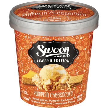 Swoon by H-E-B Pumpkin Cheesecake Ice Cream