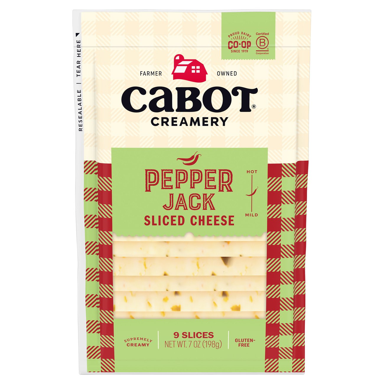 CABOT Pepper Jack Sliced Cheese Shop Cheese at HEB