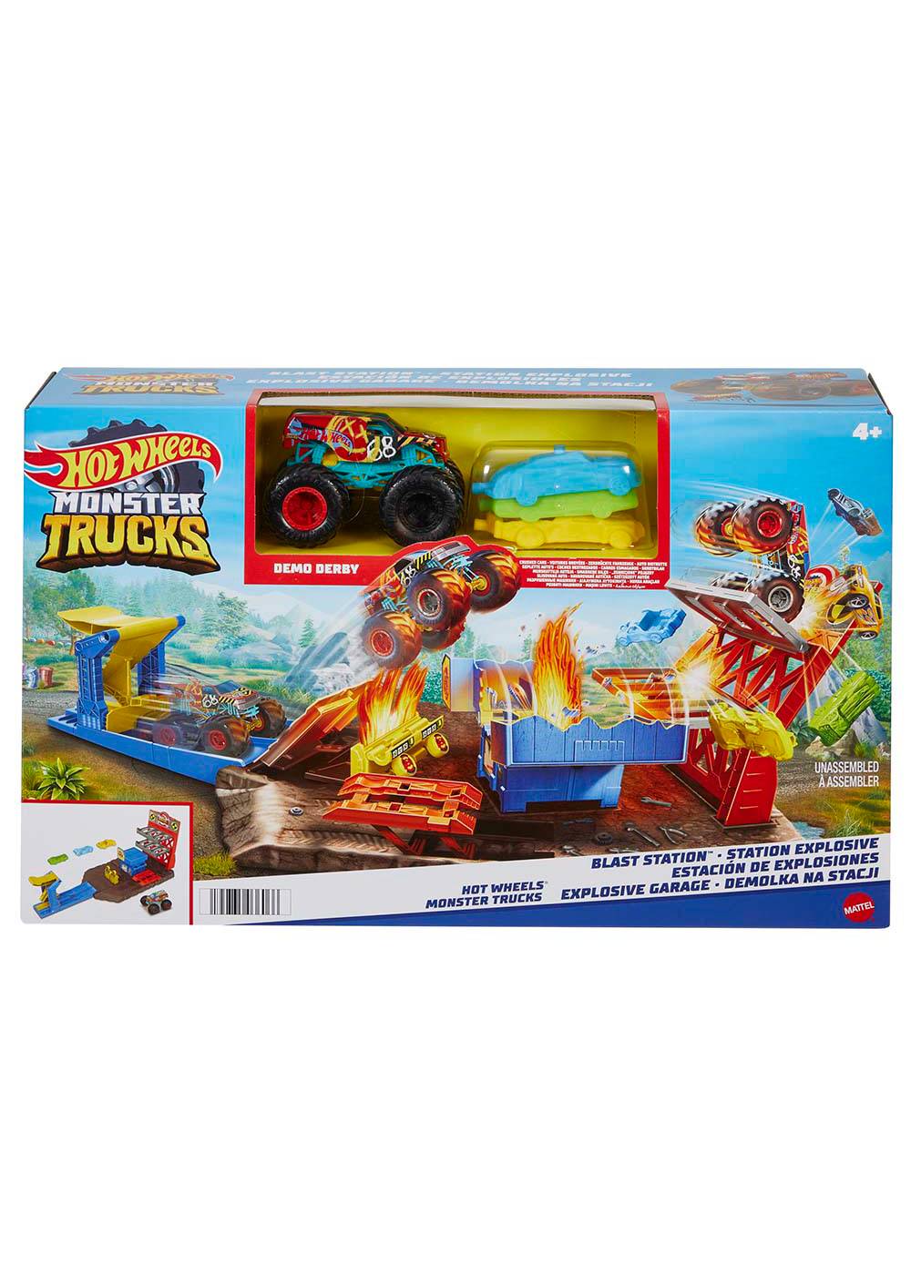 Hot Wheels Monster Trucks Blast Station Playset; image 1 of 2