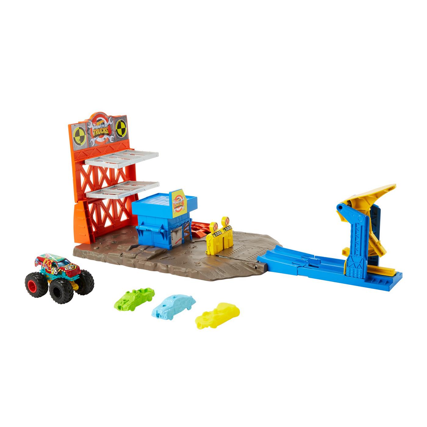 Hot Wheels Monster Trucks Blast Station Playset; image 2 of 2