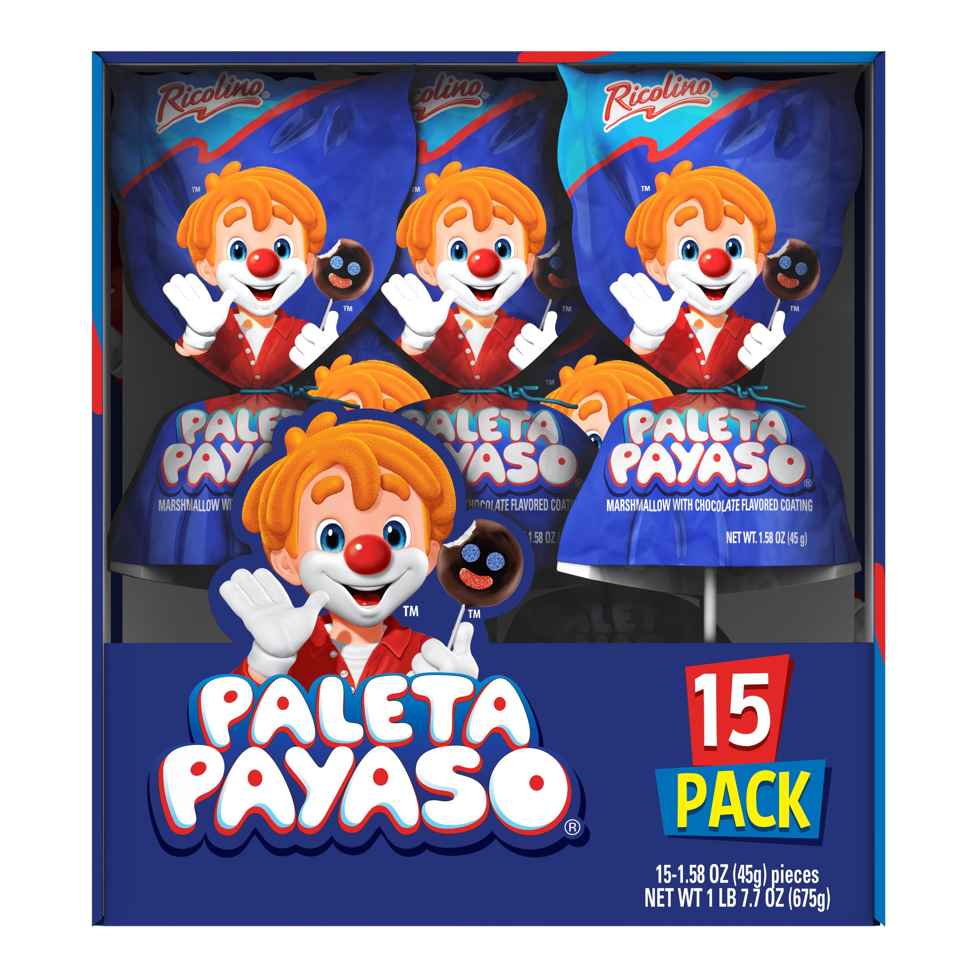 Ricolino Paleta Payaso, 15 ct | Low Prices & Quality Groceries - Joe V's