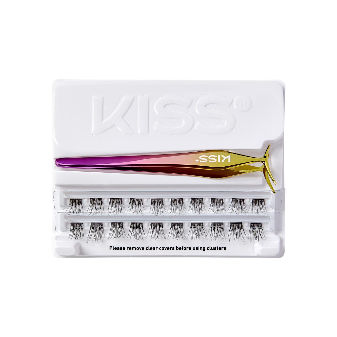 KISS imPRESS Press-On Falsies Lash Extensions - Natural; image 4 of 5