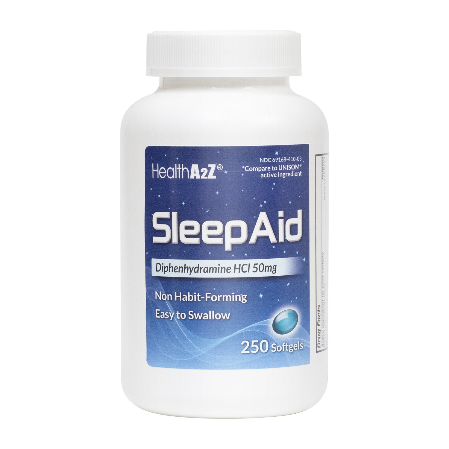HealthA2Z Sleep Aid Diphenhydramine HCl 50 mg Softgels Shop Medicines