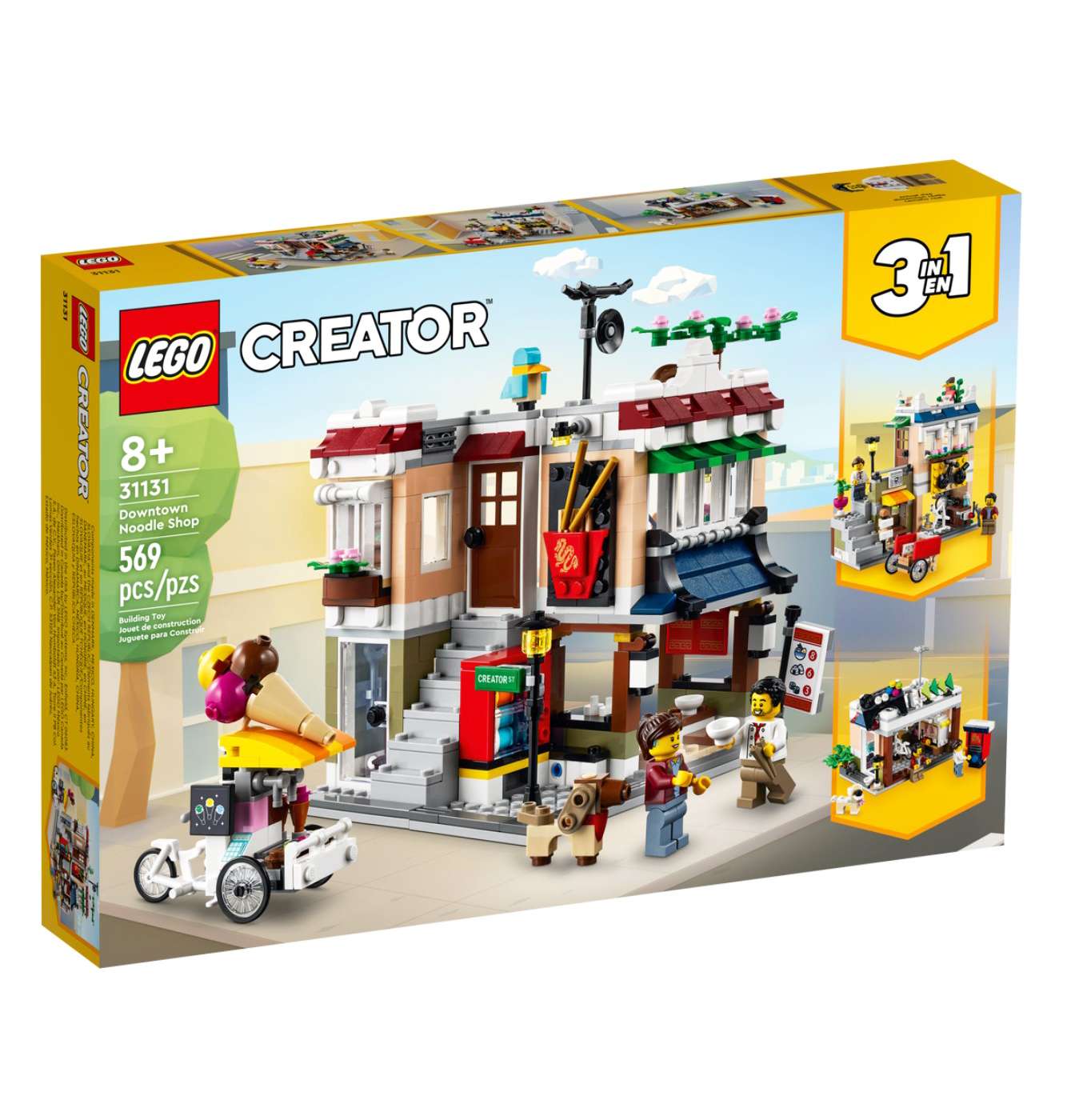 LEGO Creator 3-in-1 Downtown Noodle Shop Set; image 1 of 2