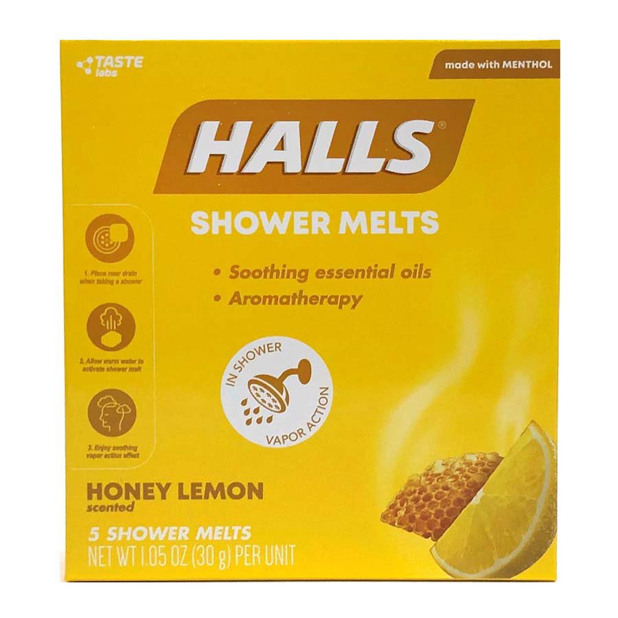 halls-shower-melts-honey-lemon-shop-sinus-allergy-at-h-e-b