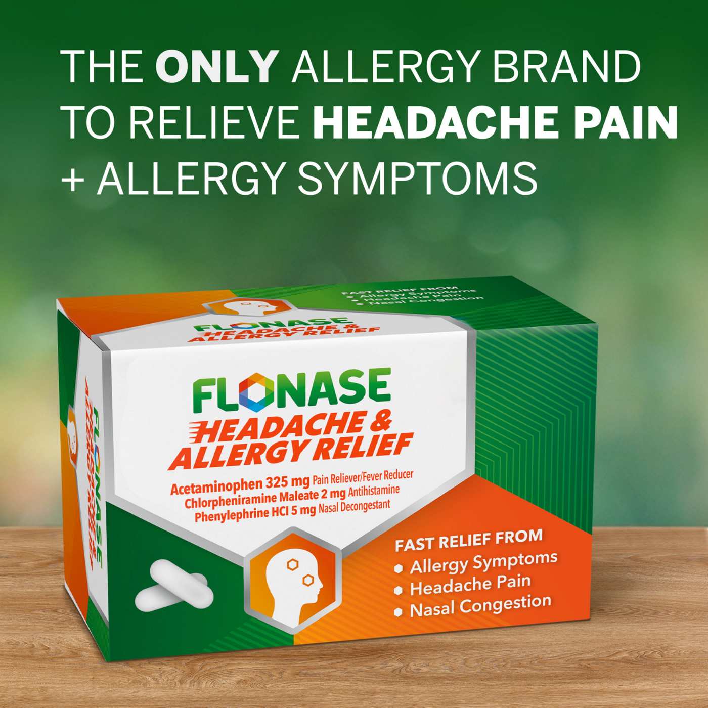 Flonase Headache & Allergy Relief Caplets; image 5 of 7