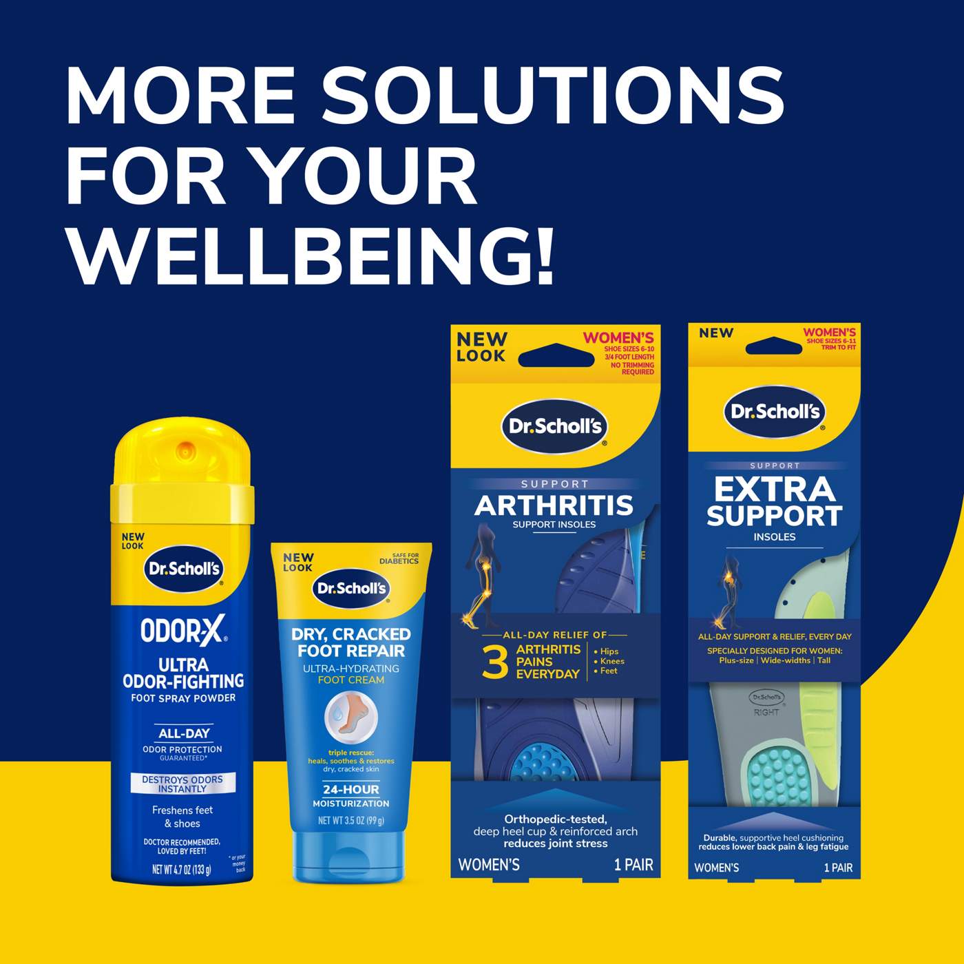 Dr. Scholl's Stability Support Insoles Womens 6-10; image 7 of 11