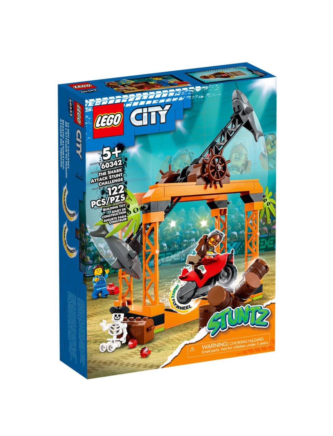 LEGO City The Shark Attack Stunt Challenge Set; image 1 of 2