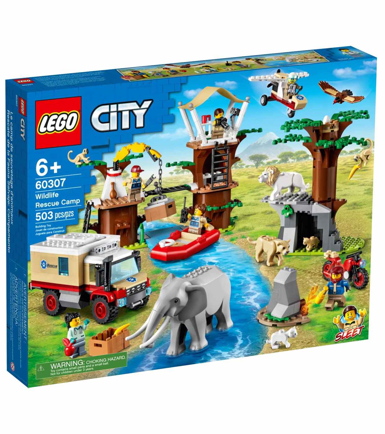 LEGO City Wildlife Rescue Camp Set; image 1 of 2