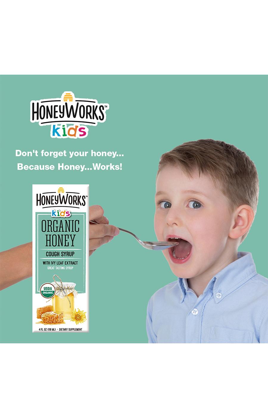 Honey Works Kids Organic Honey Soothing Syrup; image 3 of 5