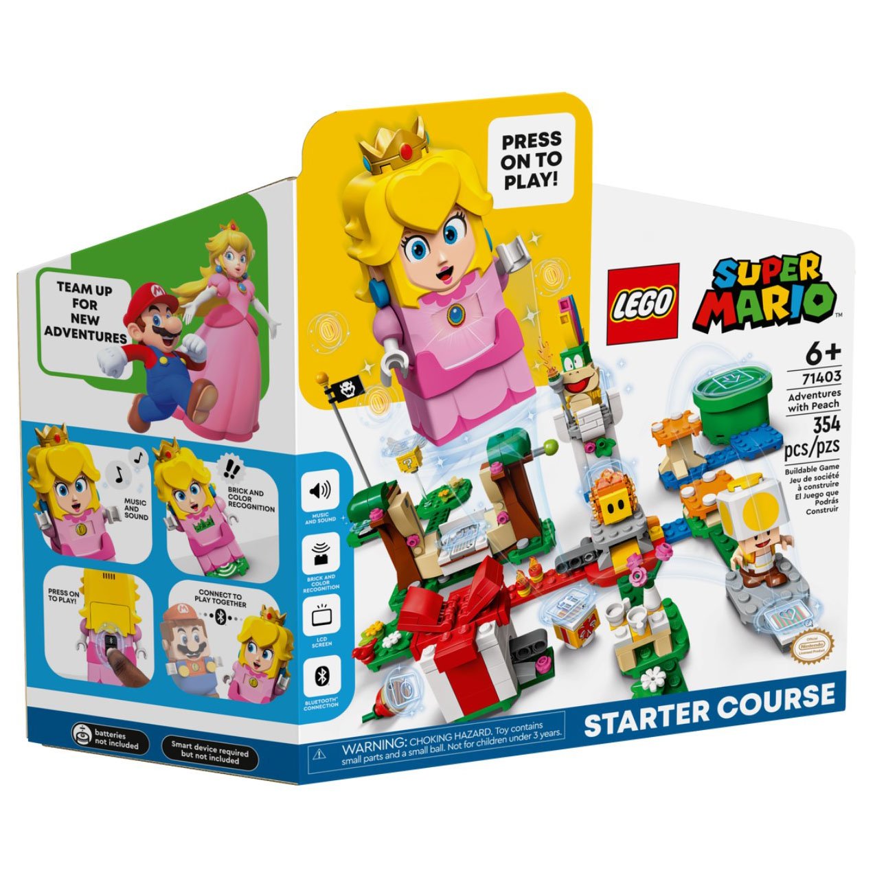 Mauve Arthur øve sig Lego Super Mario Adventures with Peach Starter Course Set - Shop Toys at  H-E-B