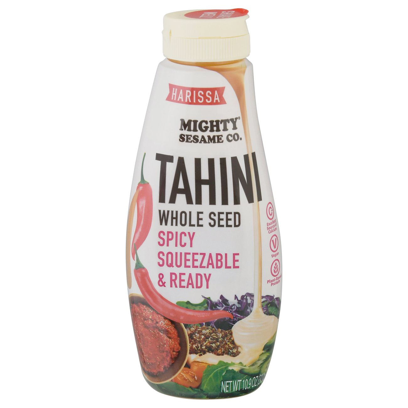 Mighty Sesame Co. Harissa Whole Seed Squeezable Tahini Shop Specialty