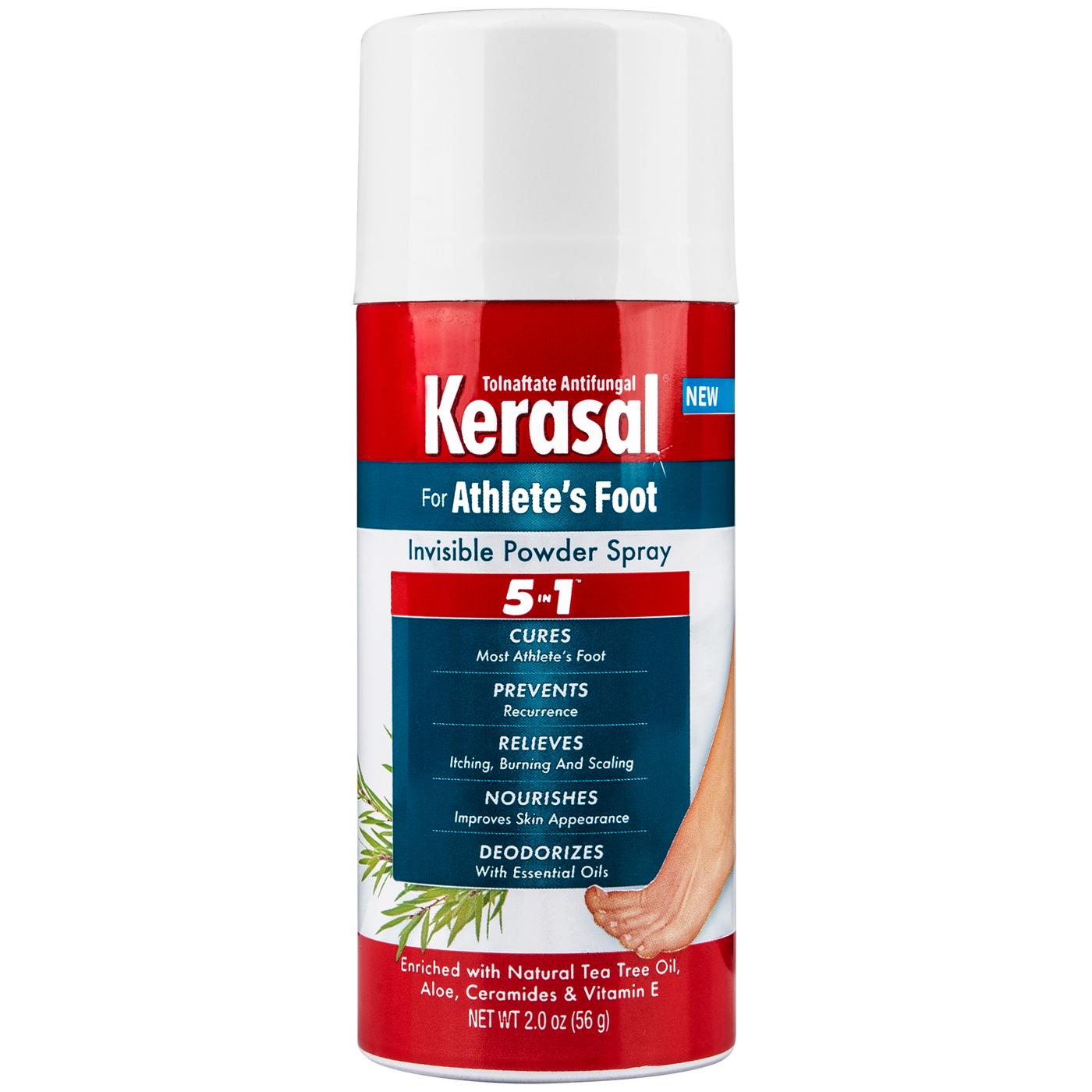 Kerasal Athletes Foot Invisible Powder Spray; image 1 of 2