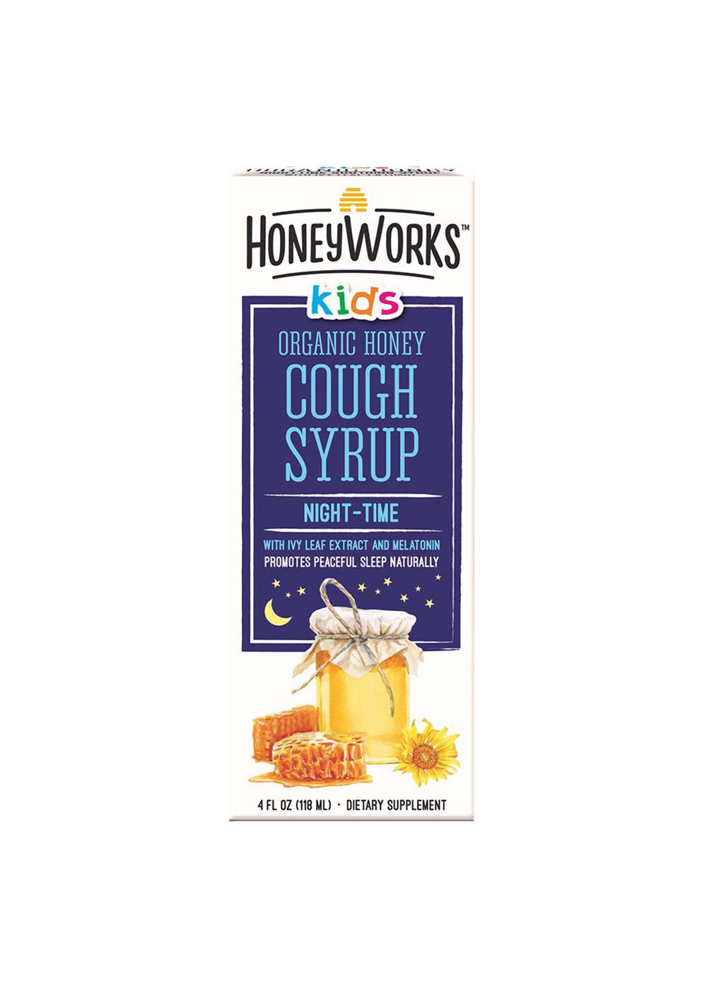 Honey Works Kids Organic Honey Night-Time Cough Syrup; image 1 of 6