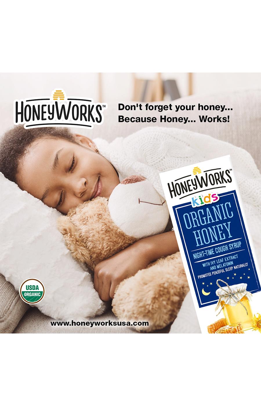 Honey Works Kids Organic Honey NightTime Cough Syrup Shop Cough