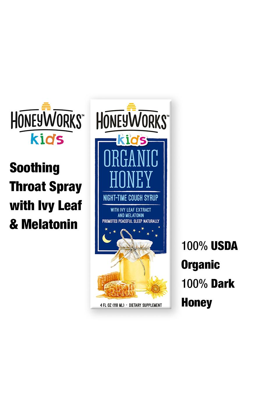 Honey Works Kids Organic Honey NightTime Cough Syrup Shop Cough