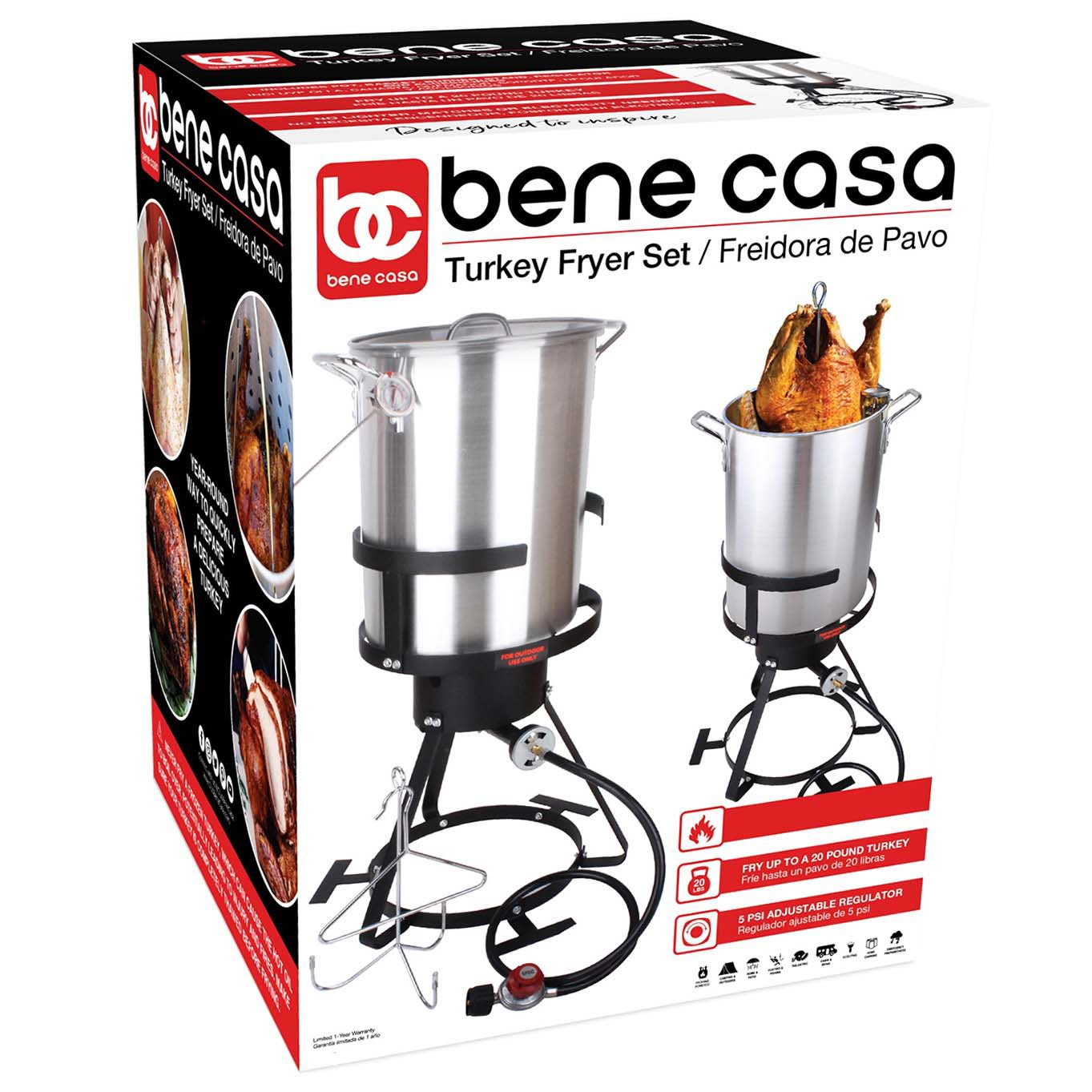 Bene Casa Outdoor Turkey Fryer Set Shop Cookers & roasters at HEB