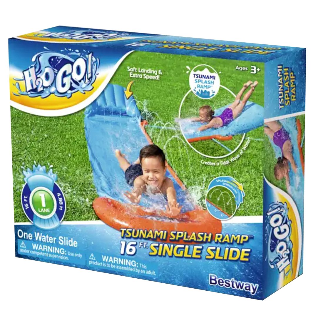 Bestway H2O Go! Tsunami Splash Ramp Single Lane Slide Shop Kiddie