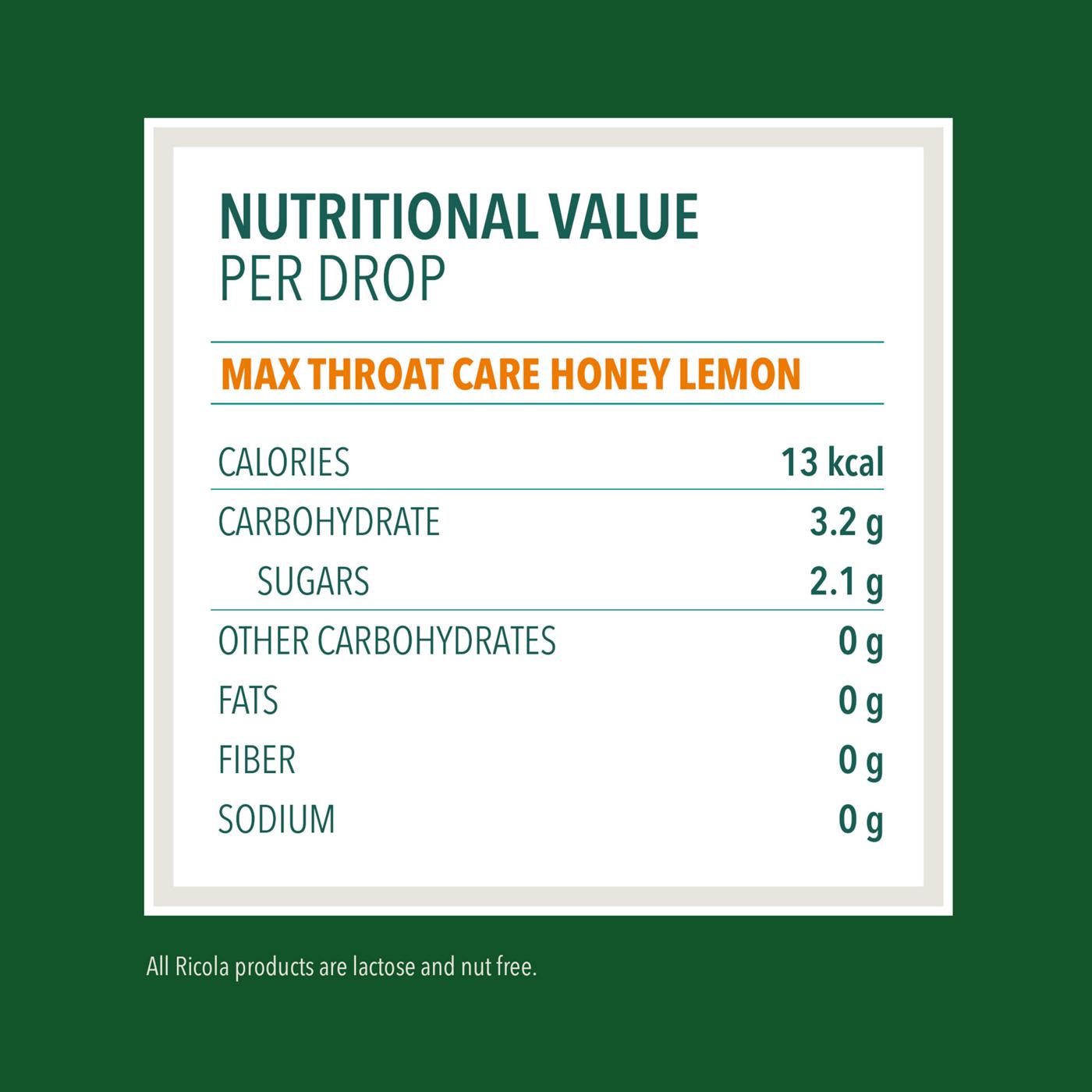 Ricola Throat Care Drops - Honey Lemon; image 7 of 8