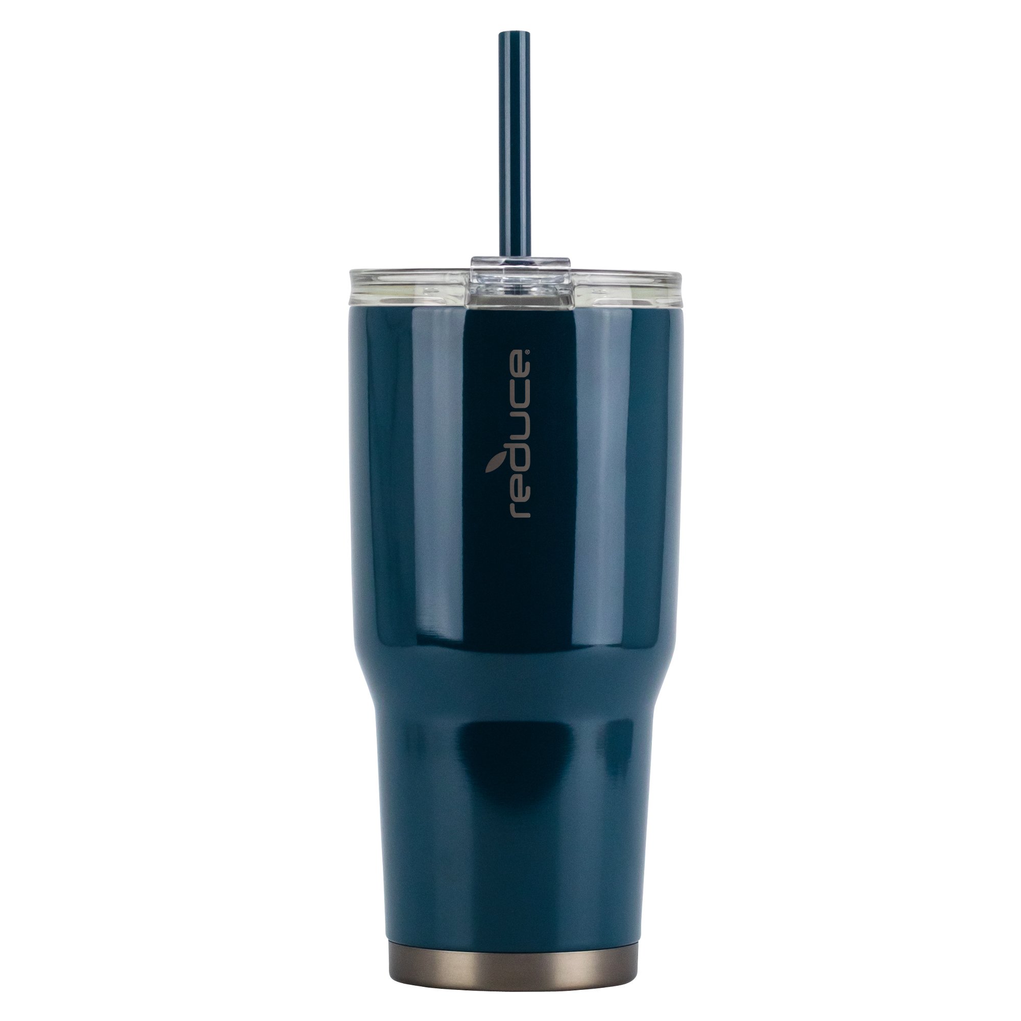 REDUCE Cold1 24 oz Tumbler with Lid and Straw - Dual-Wall  Vacuum Insulated Stainless Steel Tumbler - Keeps Drinks Cold up to 24 Hours  - Inner Ounce Markings to Track