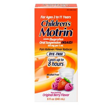 Children's Motrin Oral Suspension Dye-Free Berry Liquid