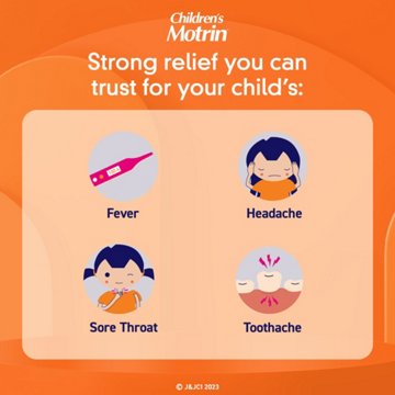 Children's Motrin Oral Suspension Dye-Free Berry Liquid