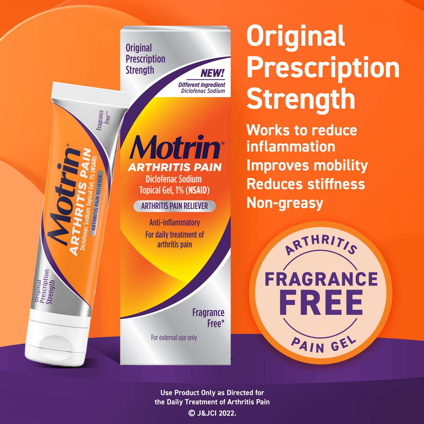 Motrin Arthritis Pain Reliever Topical Gel; image 2 of 9