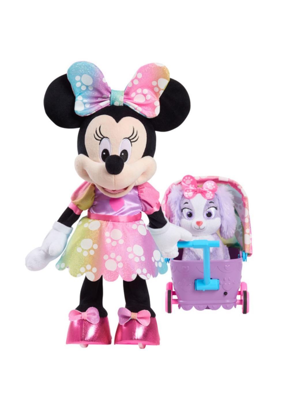 Just Play Disney Junior Minnie Mouse Waggin' Wagon Plush Set; image 1 of 3