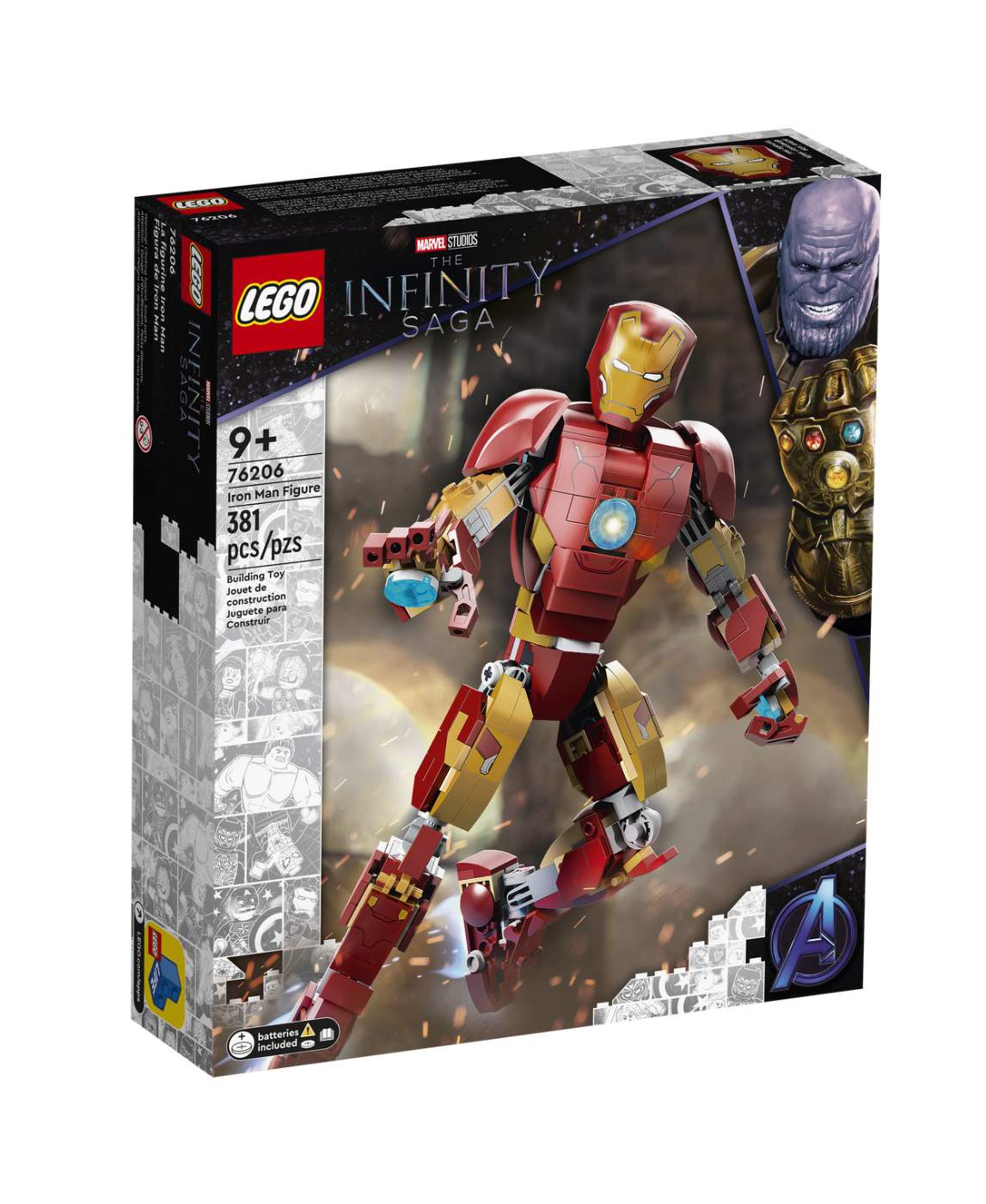 LEGO Marvel Studios The Infinity Saga Iron Man Figure Set; image 1 of 3