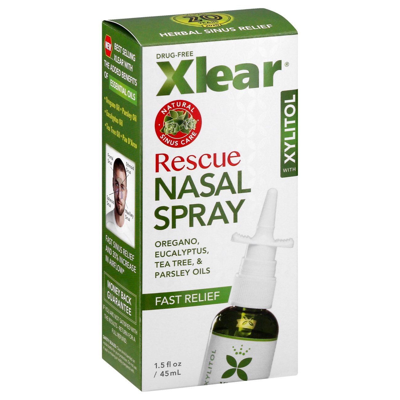 Rescue Nasal Spray with Oregano Eucalyptus Xylitol & Grapefruit Seed  Extracty