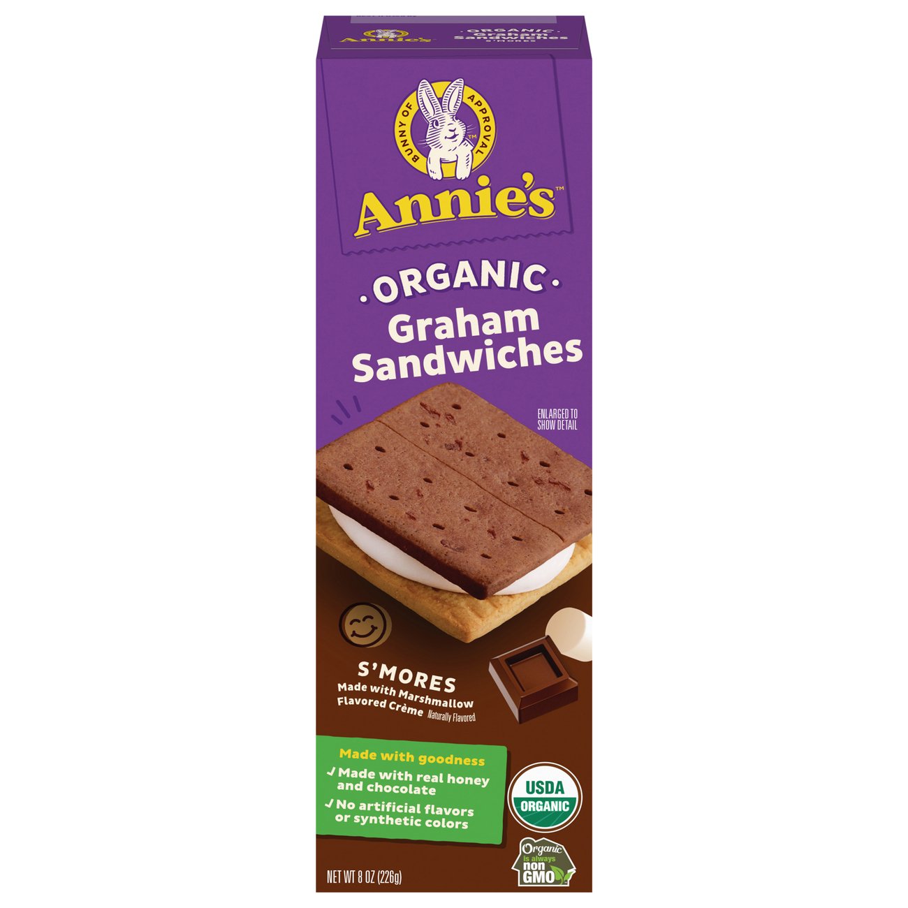 Annie's Organic S'mores Graham Sandwich Cookies Shop Cookies at HEB