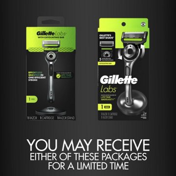 Gillette Labs Razor + 1 Blade Refill + Magnetic Stand for Men