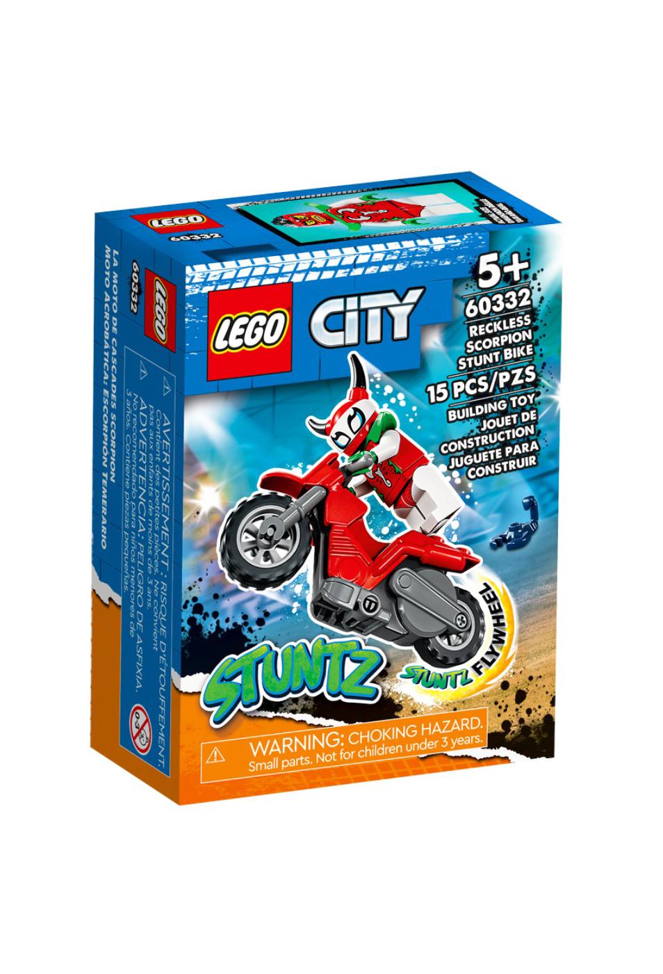 LEGO City Reckless Scorpion Stunt Bike Set - Shop Lego & building
