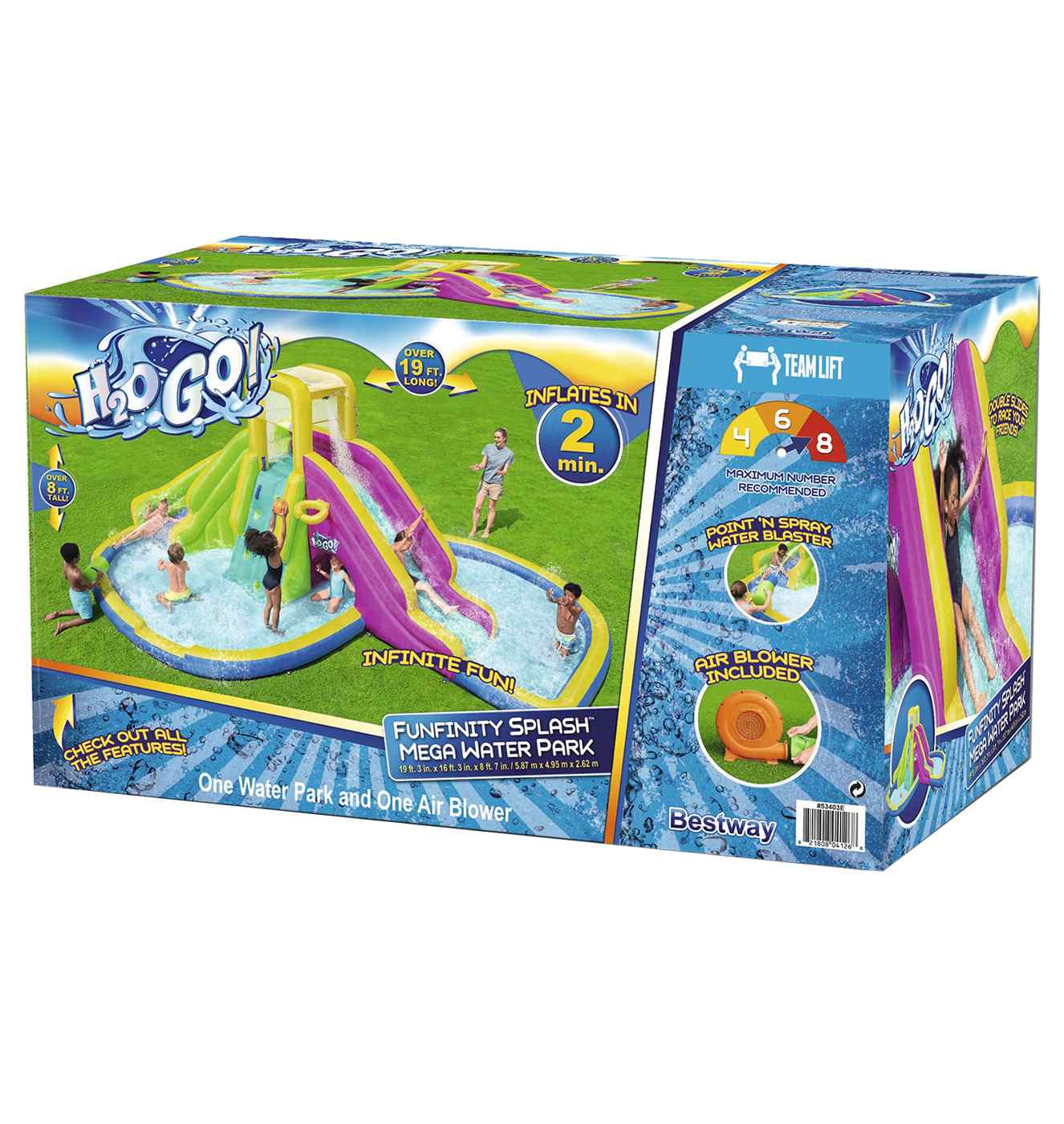 Bestway H2O Go! Funfinity Splash Mega Water Park - Shop Kiddie pools at ...