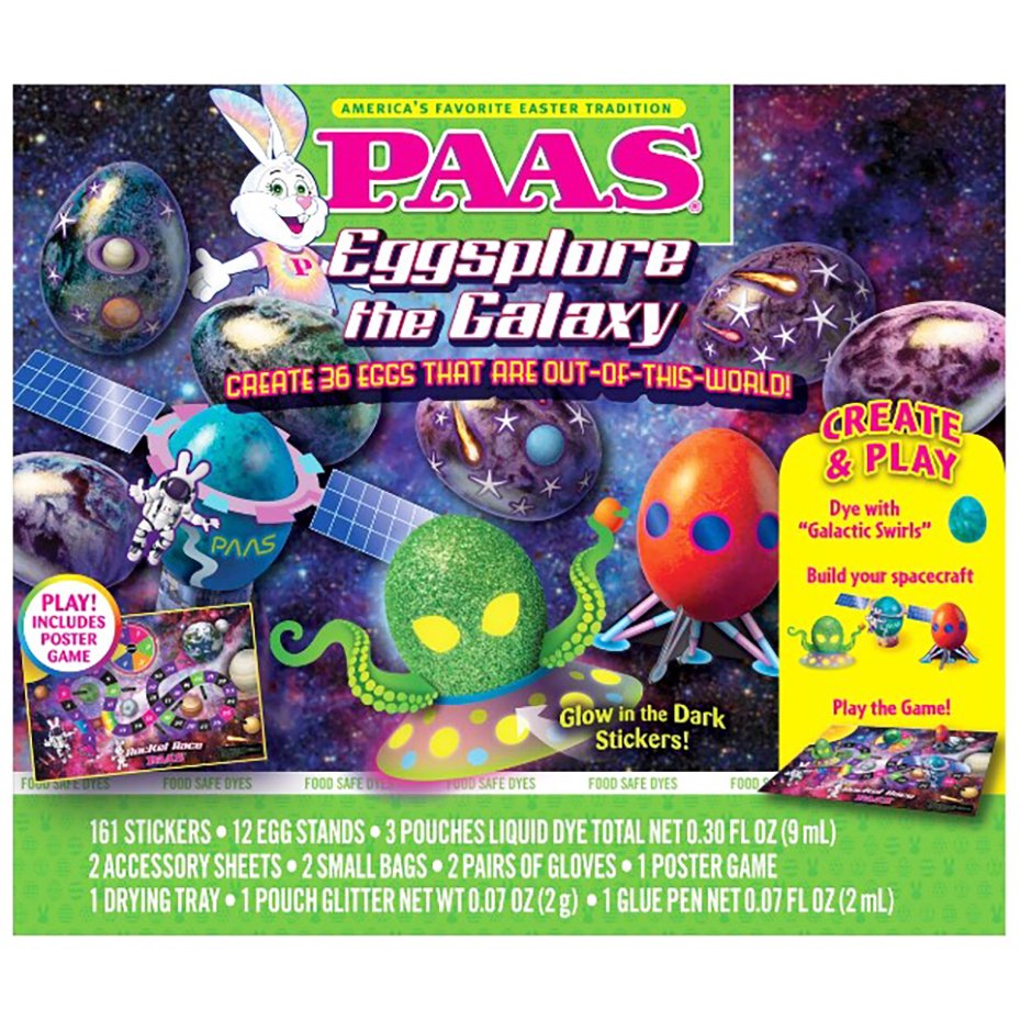 Paas Eggsplore the Galaxy Easter Egg Decorating Kit Shop Seasonal decor at HEB