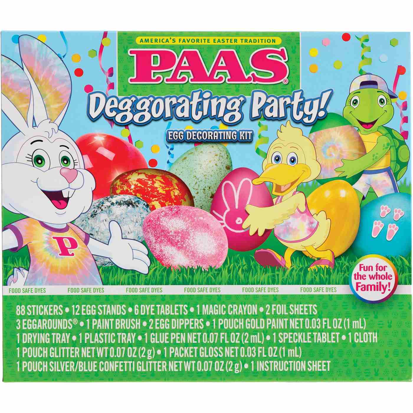 PAAS Deggorating Party! Easter Egg Decorating Kit; image 1 of 2