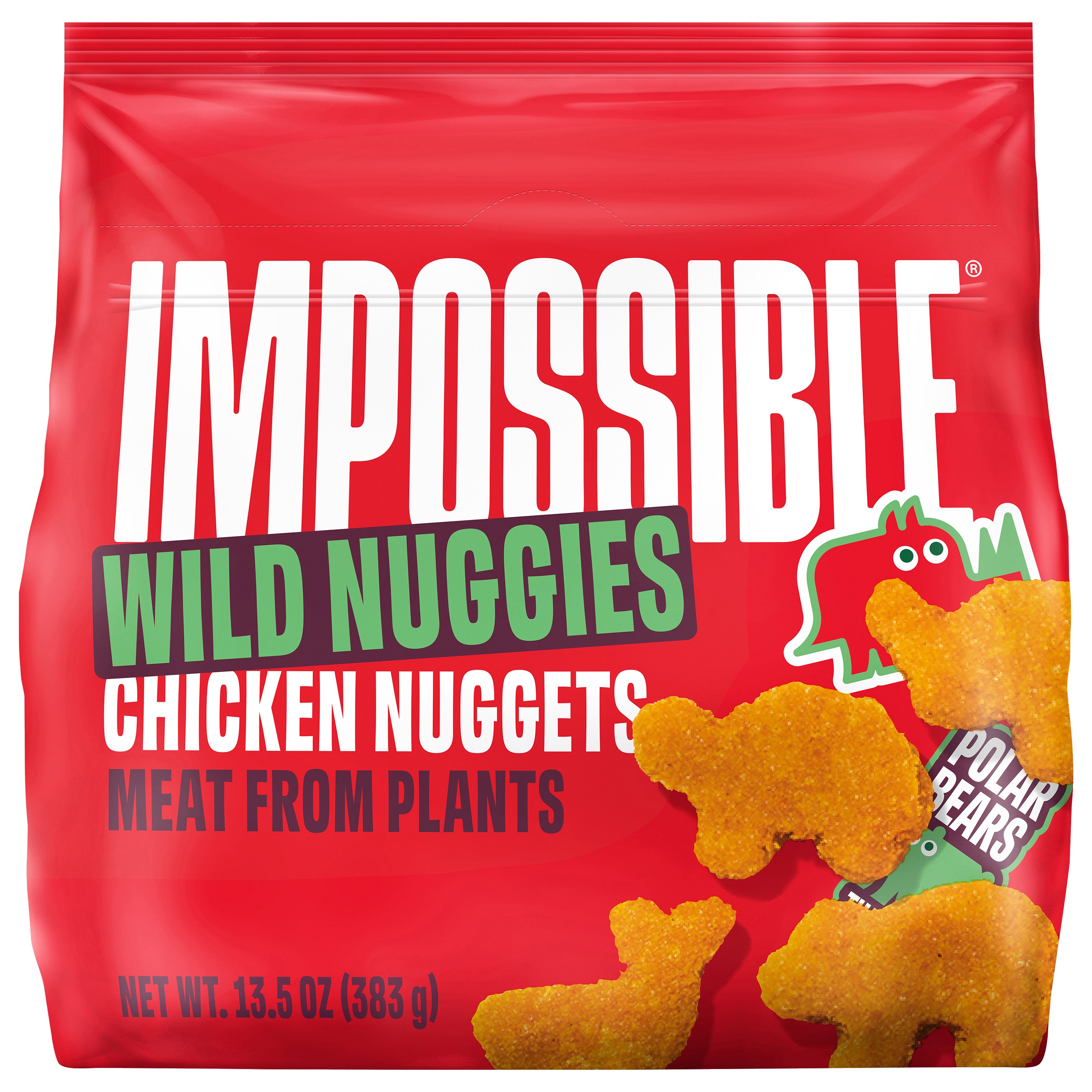 Impossible Wild Nuggies Chicken Nuggets Meat from Plants, 13.5 oz
