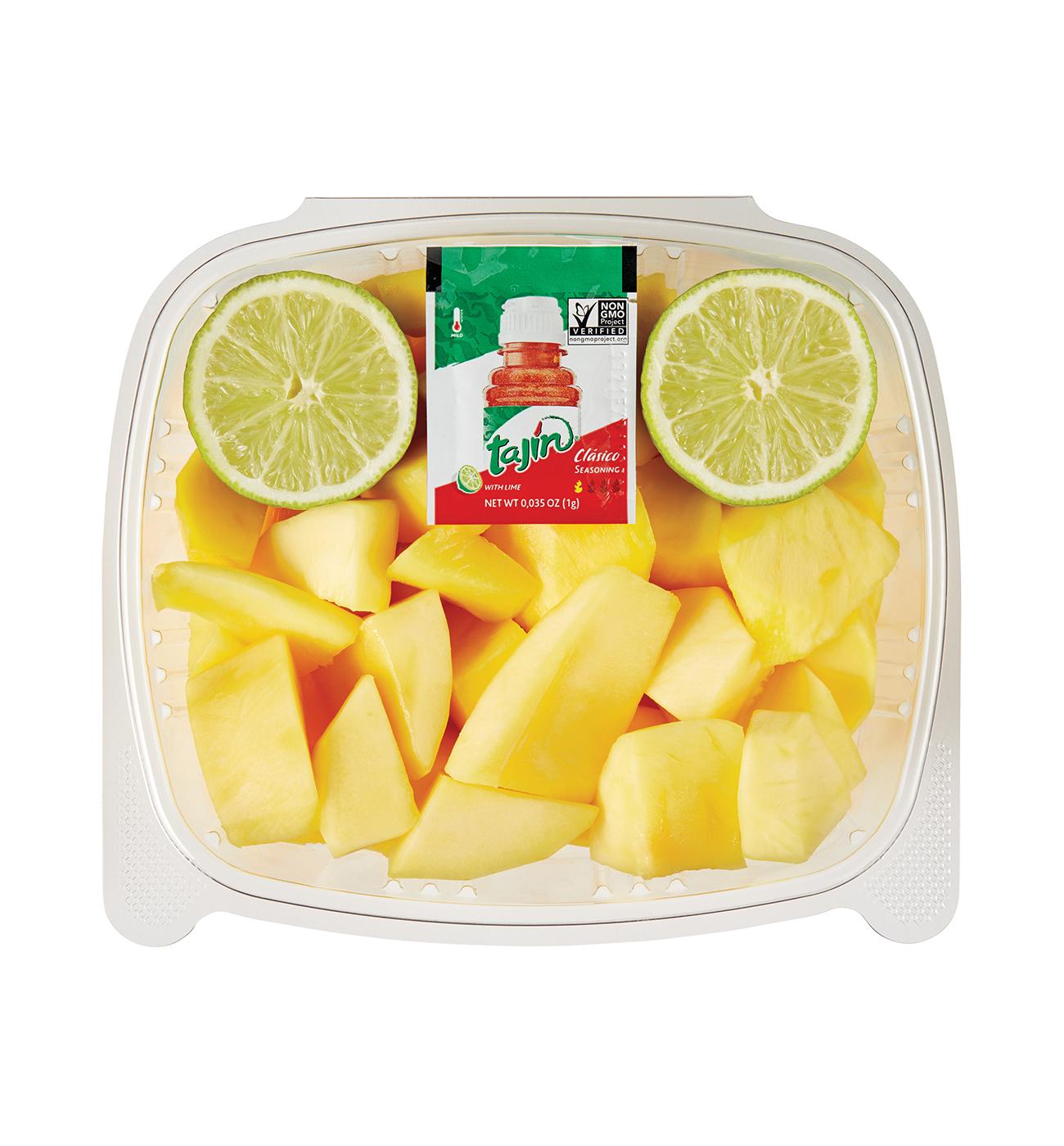 H-E-B Fresh Cut Mango with Lime & Tajín - Large; image 1 of 2