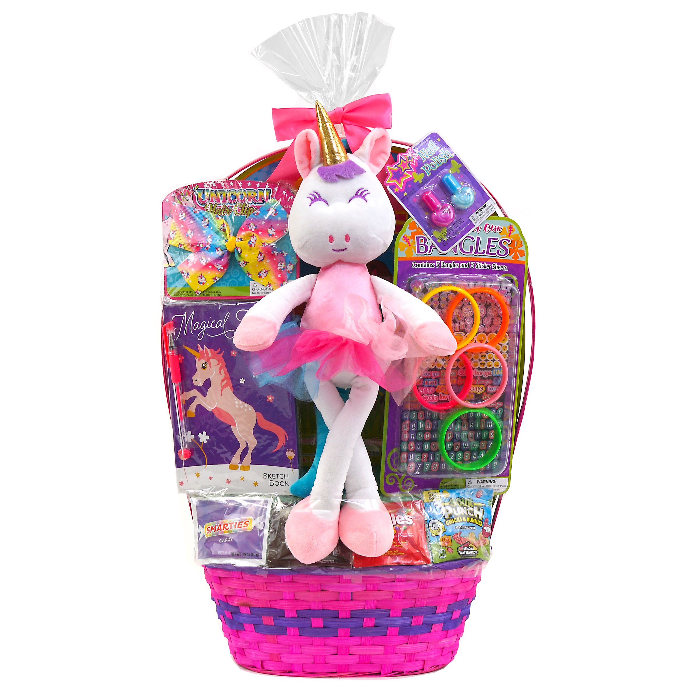 Wonder Treats Unicorn Tutu Theme Easter Gift Basket Shop Seasonal Decor at HEB
