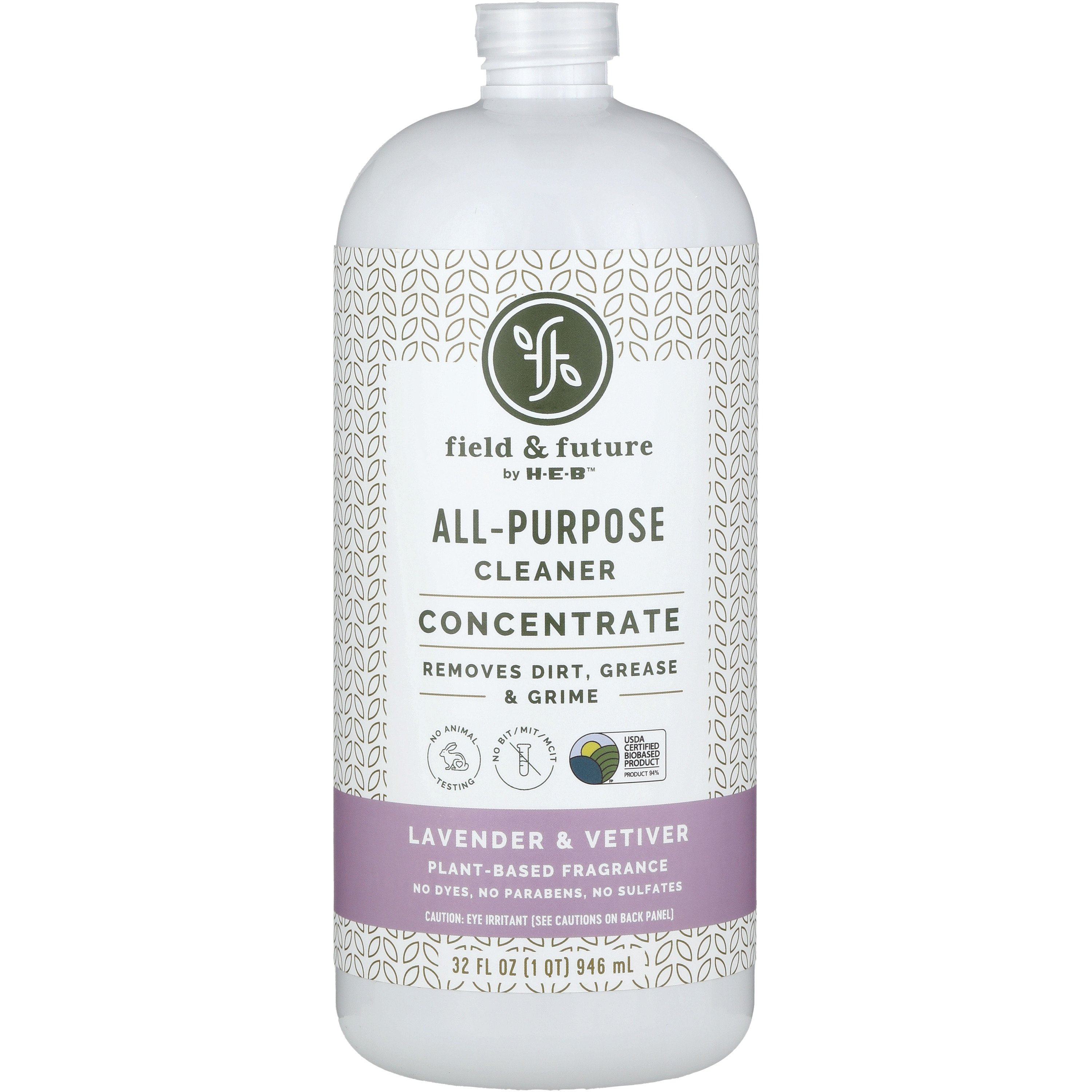 Field & Future by H-E-B All-Purpose Cleaner Concentrate - Lavender & Vetiver, 32 fl oz
