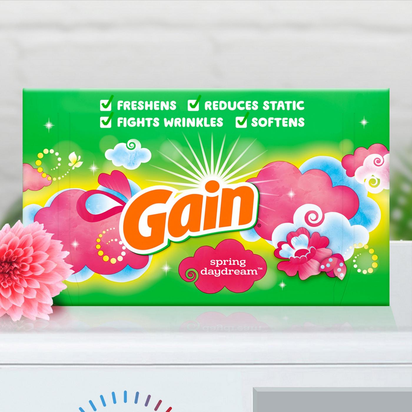 Gain Spring Daydream Fabric Softener Dryer Sheets; image 8 of 8