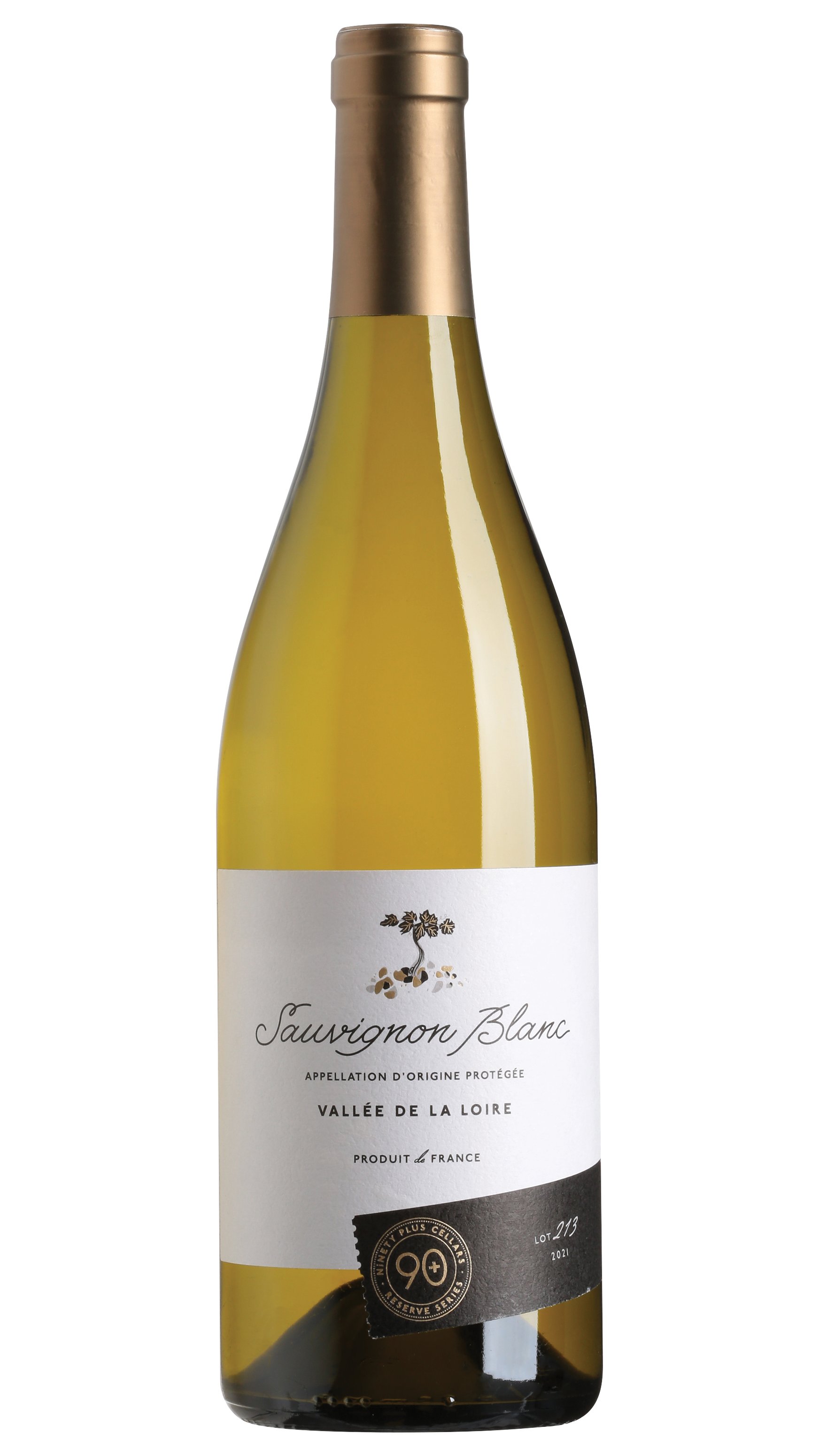 90+ Cellars Lot 213 Loire Valley Sauvignon Blanc, 750 mL | Central
