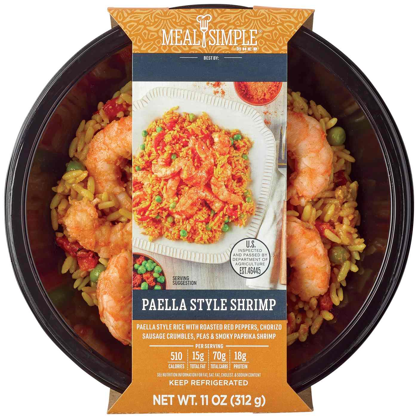 Meal Simple by HEB Shrimp Paella Bowl Shop Entrees & sides at HEB