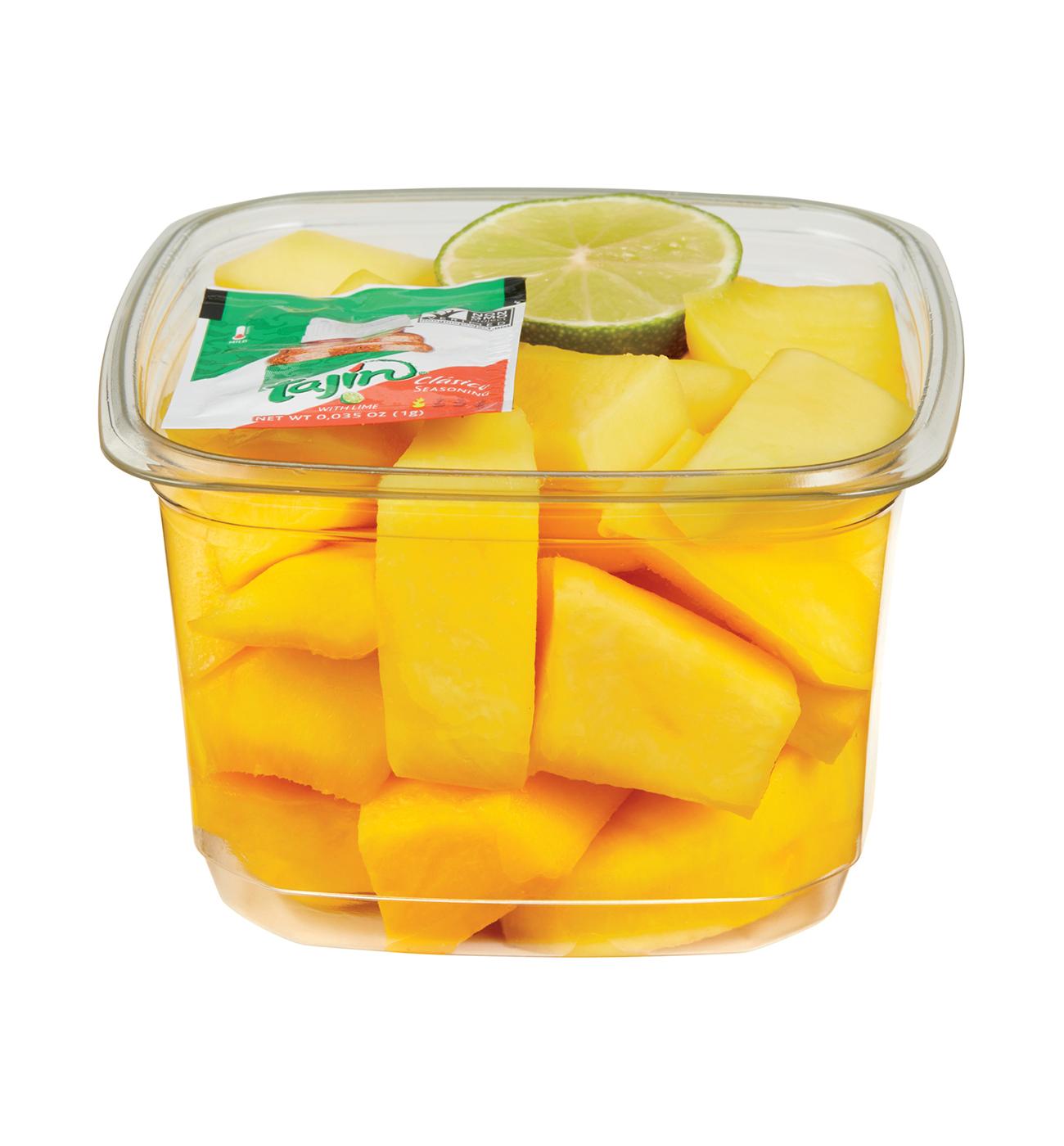 H-E-B Fresh Cut Mango with Tajin & Lime - Small; image 2 of 2