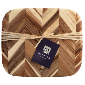 Madeira Acacia Herringbone Cutting Board, 11" x 8"