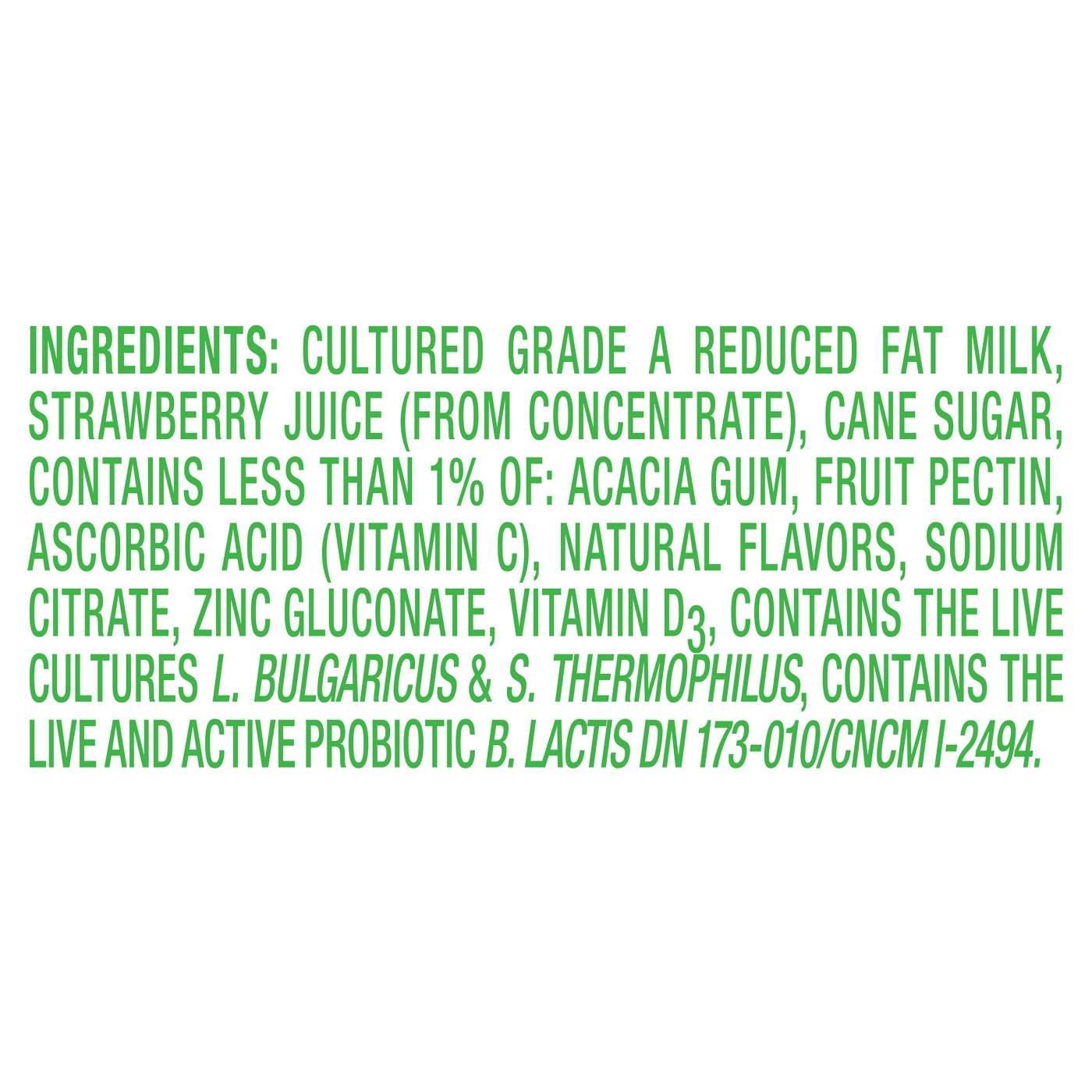 Activia + Immune System Support Strawberry Lowfat Yogurt Drink 3.1 oz